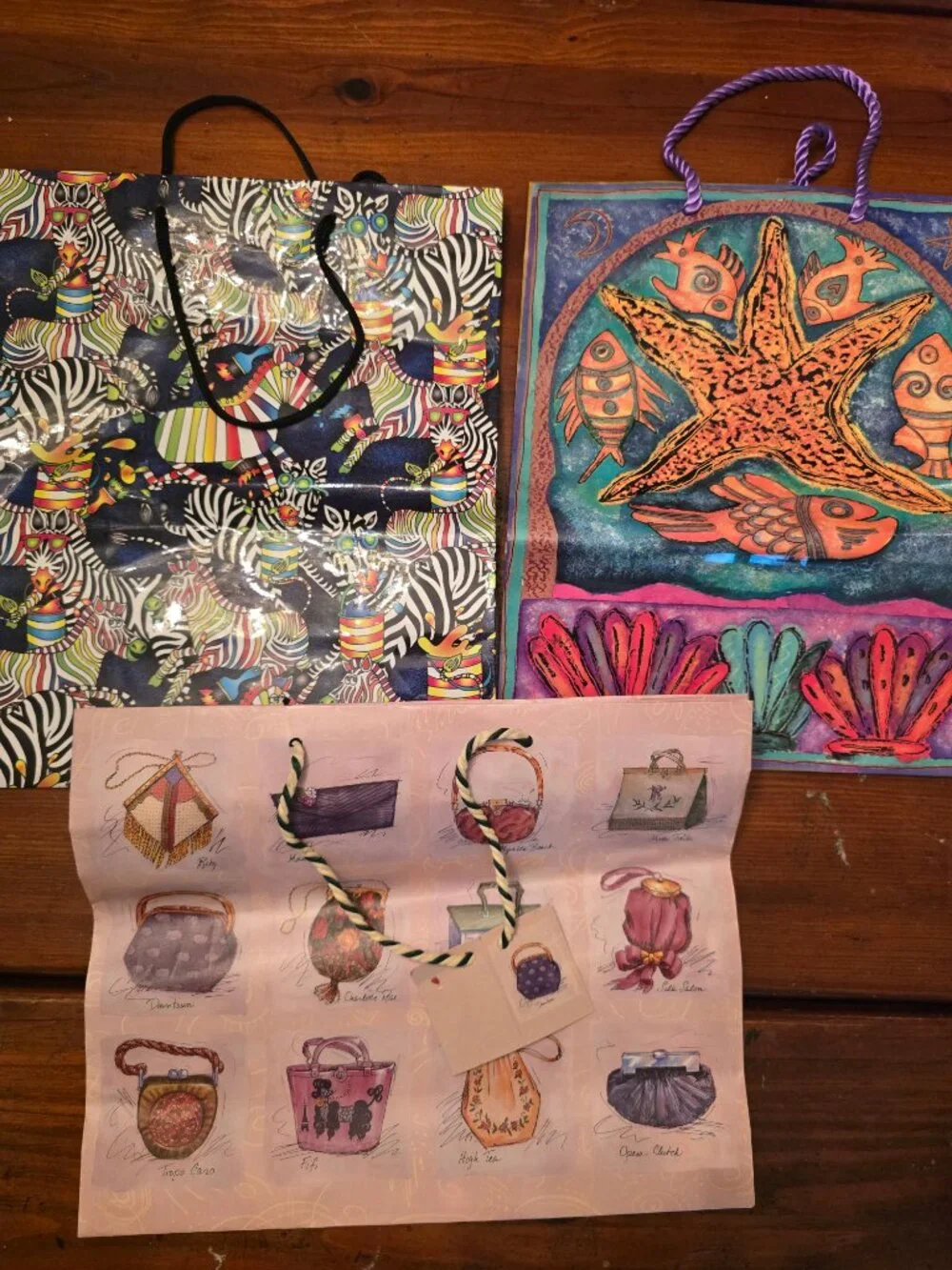 Gift Bags Lot of 22 Generic Multicolored Wine Mini Medium Large